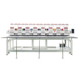 Automatic and Computerized 8 Heads 9 Needles Embroidery Multifunctional Embroidering Machine with Cap/flat/garment