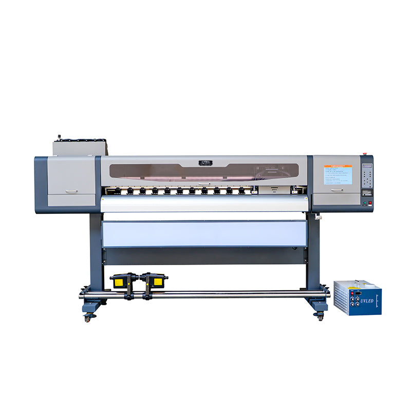Large Format 1.8m Roll to Roll LED UV Inkjet Printer I3200 Head for Flex Banner Poster Vinyl Sticker Billboard
